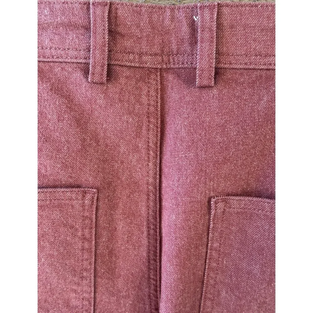 Baykan Denim Mauve Design Sample Jeans Cropped Fit - Picture 16 of 16